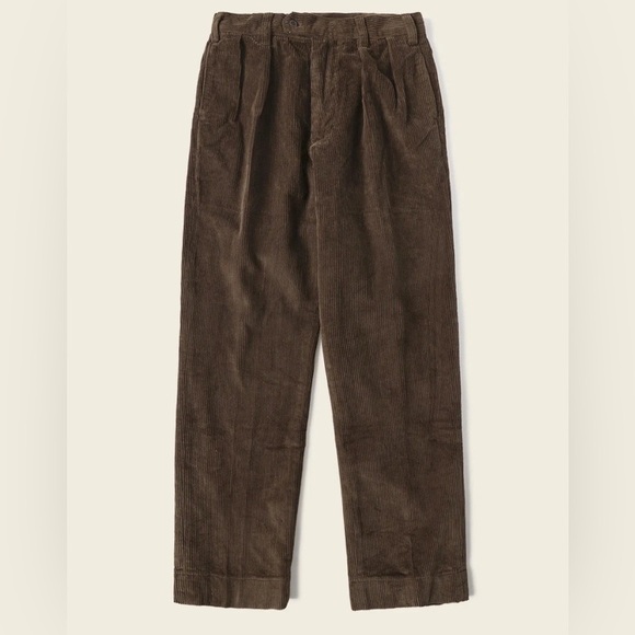 The Bronson Mfg. Co. Other - Bronson NS Corduroy Pants Men Pleated Casual Trousers Slacks Workwear OLD MONEY